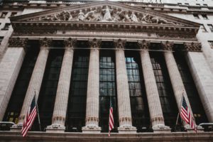 Outside building image of The New York Stock Exchange.