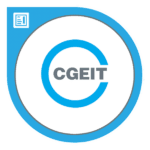 A blue and white MegaplanIT logo with the word cgeit.