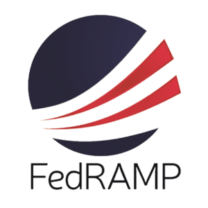 The fedramp logo on a white background in the MegaplanIT style.