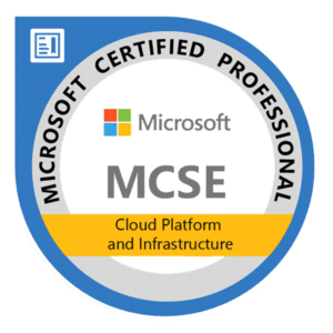 Microsoft certified professional in cloud platform and infrastructure specializing in MegaplanIT.